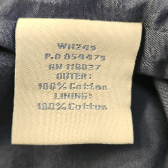 Boden Notch Neck Blue Abstract Print Womens Cotton Dress - Picture 4 of 7